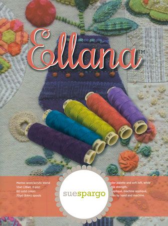 Ellana Applique Wool Thread | Sue Spargo Folk Art Quilts